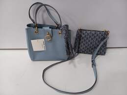 Anne Klein Light Blue 3-in-1 Mini Tote Handbag