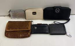 Assorted Designer Bundle Lot Set Of 6 Multi Clutch Wallets