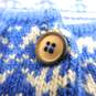 Oscar De La Renta 100% Virgin Wool Blue Sweater Girl's Youth Dress Size 14Y image number 7
