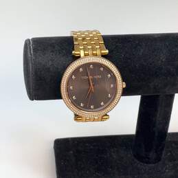 Designer Michael Kors MK-3217 Gold-Tone Stainless Steel Quartz Analog Wristwatch alternative image