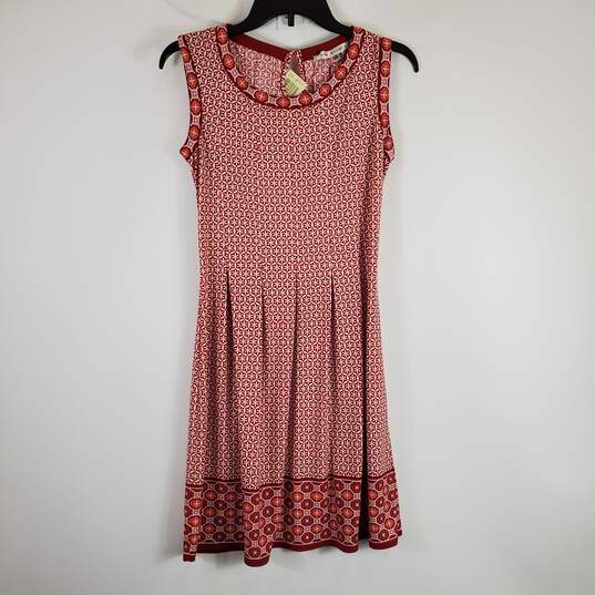 Max Studio Women Printed Red Dress XS NWT image number 1