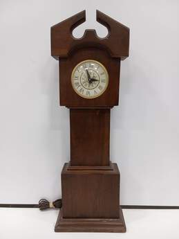 Vintage Mantle Electric Wood Clock