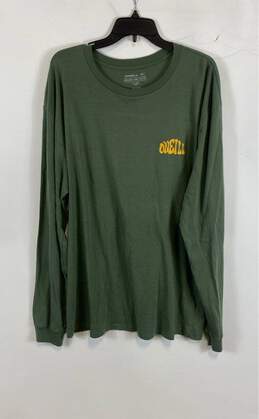 NWT O'Neill Mens Green Modern Long Sleeve Crew Neck Pullover T-Shirt Size XXL