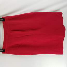 White House Black Market Women Red Skirt XS