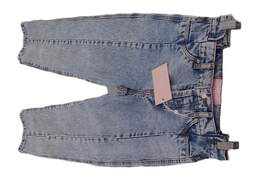 NWT Womens Blue 5 Pocket Design Light Wash Straight Leg Denim Jeans Size 25
