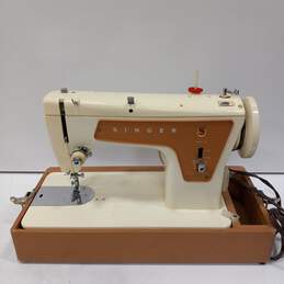 Vintage Singer 239 Sewing Machine In Case alternative image
