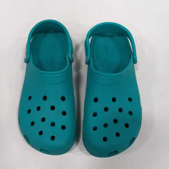 Crocs Blue Clog Shoes Size 10 image number 3