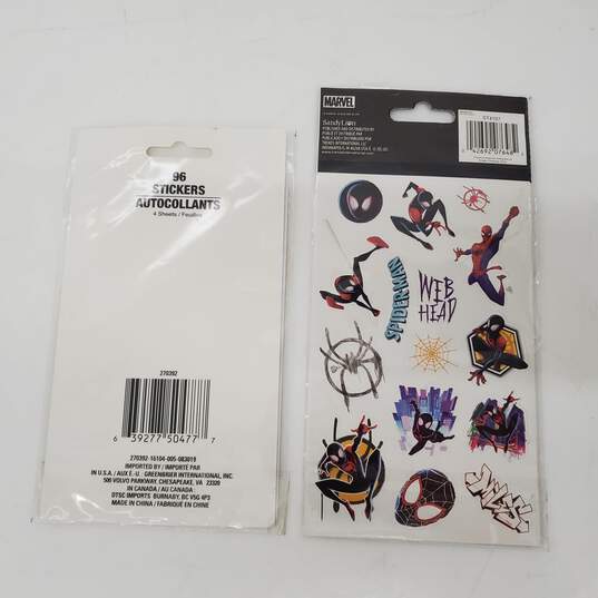 Sealed Super Hero Themed Sticker Sets w/ Miles Morales Spider-Man ++ image number 7