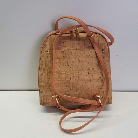 Miztique Cork Convertible Shoulder Bag Backpack Purse