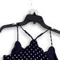 NWT Womens Blue Polka Dot V-Neck Spaghetti Strap Pullover Camisole Top Sz 2 image number 4