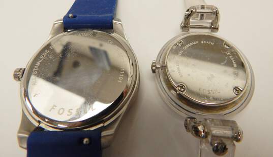 Fossil Silver Tone His & Hers Watches 227.8g image number 7