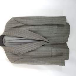 Givenchy Men Grey Herringbone Sports Coat 46 L