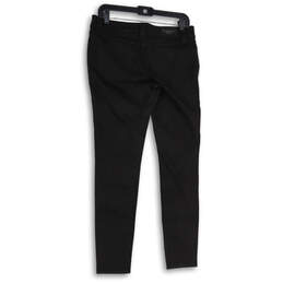 Womens Black Denim Dark Wash 5-Pocket Design Skinny Leg Jeans Size 8 alternative image