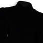 Womens Black Knitted Long Sleeve Mock Neck Classic Pullover Sweater Sz XS image number 3
