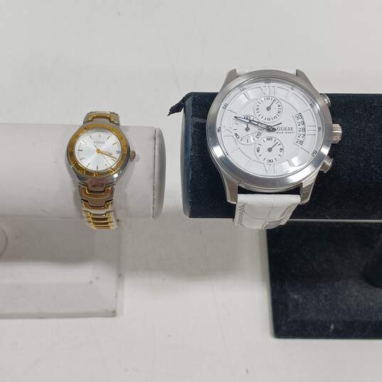 GUESS Brand Collection of Two Wristwatches image number 1