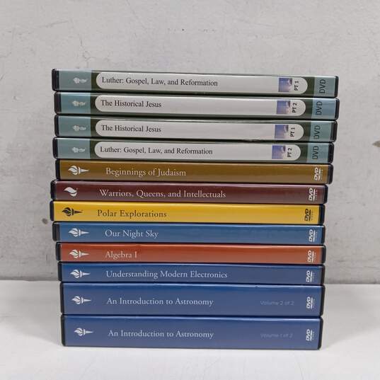 Lot of 12 Assorted 'The Great Courses' DVD sets & 2 Books image number 5