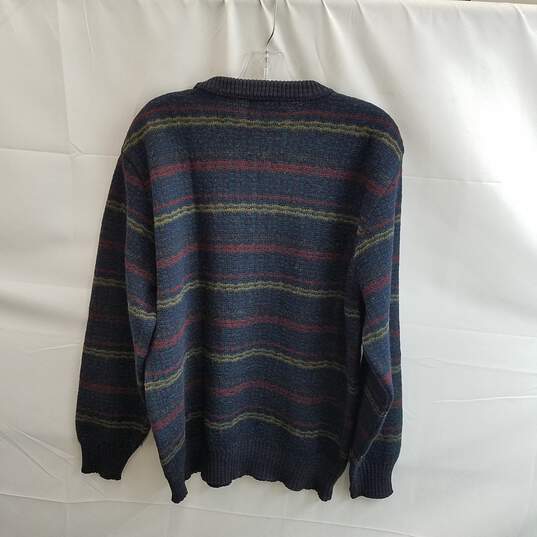 Vintage Pendleton Men's Multicolor Striped Wool Sweater Size L image number 2