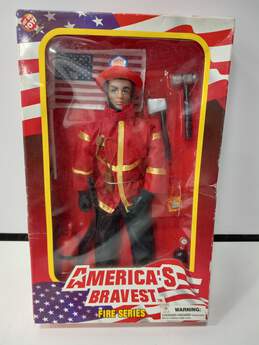 Americas Bravest Firefighter Action Figure w/Box