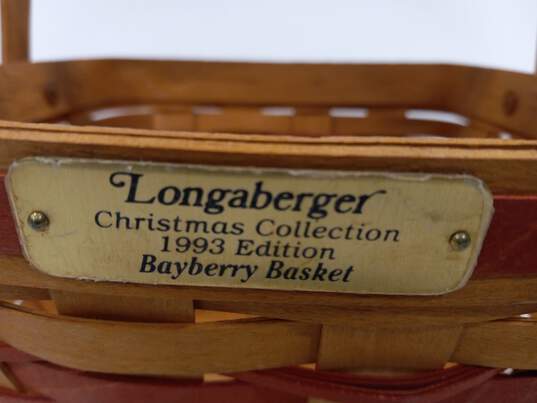 Longaberger Bayberry Basket Xmas Col 93 image number 6