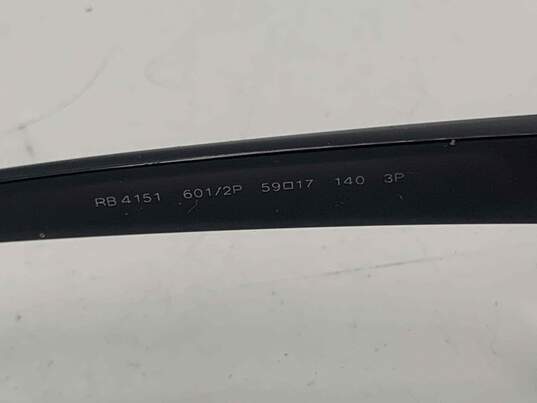 Mens RB4151 Green Lens UV Protection Wayfarer Sunglasses J-0541822-F image number 6
