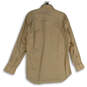 NWT Mens Deep Tan Long Sleeve Spread Collar Formal Dress Shirt Sz 34 /15.5 image number 2
