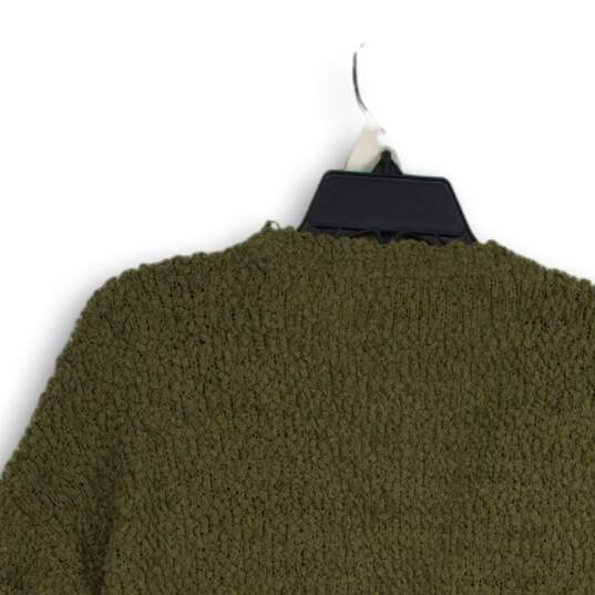 Social Standard By Sanctuary Womens Green Button Front Cardigan Sweater Size L image number 4