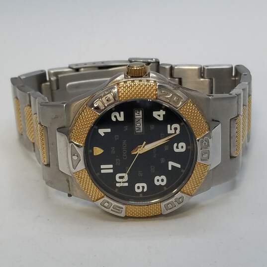 Croton 40mm All Stainless Steel 20ATM 660ft WR Japan Unadjusted Automatic Day Date Watch 159.0g image number 6