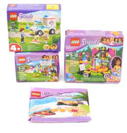 Friends Factory Sealed Sets 41309: Andrea's Musical Duet 41302: Puppy Pampering & 41694: Pet Clinic Ambulance + Accessory Pack