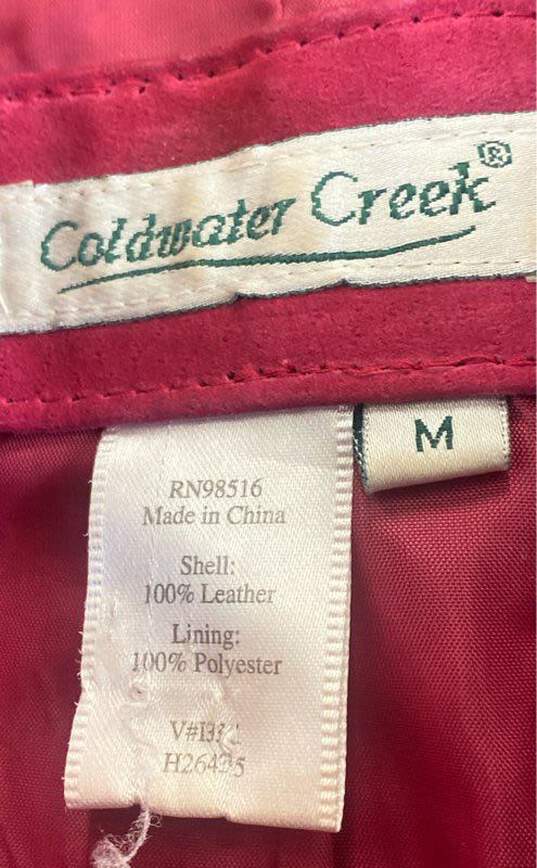 Coldwater Creek Women's Pink Suede Jacket- M image number 3