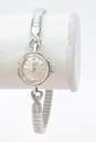 Ladies Vintage Universal Geneve 14K White Gold Case 17 Jewels Swiss Wrist Watch 12.6g image number 2