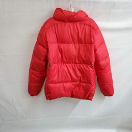 Columbia Red Full Zip Puffer Jacket WM Size XL alternative image
