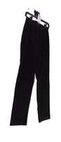 Womens Black Corduroy Elastic Waist Straight Leg Casual Chino Pants Size 4 image number 2