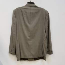 Yves Saint Laurent Mens Brown Long Sleeve Collared Blazer Jacket Size XXL alternative image