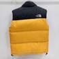 The North Face 700 Men's Yellow Full Zip Down Puffer Vest Size L image number 2