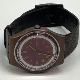 Designer Swatch Swiss Round Dial Adjustable Strap Analog Wristwatch alternative image
