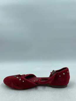 Authentic Dolce & Gabbana Red T-Bar Flats W 3 alternative image