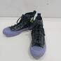 Converse Unisex Blue & Black High Top Sneakers Size Men's 6.5 Women's 8.5 image number 1