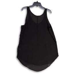 Womens Black Sleeveless Round Neck Pullover Tank Top Size XL alternative image