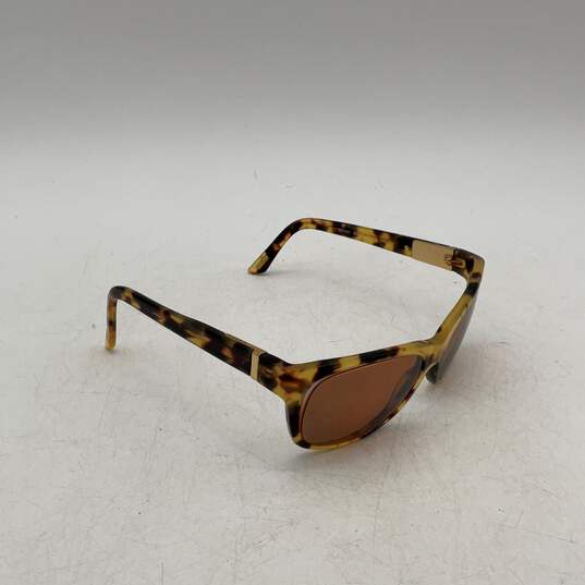 Ralph Lauren Womens Yellow Black Tortoise Full Frame Wayfarer Sunglasses image number 4