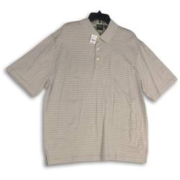 NWT Jos. A. Bank Mens Gray Short Sleeve Pullover Polo Shirt Size XL