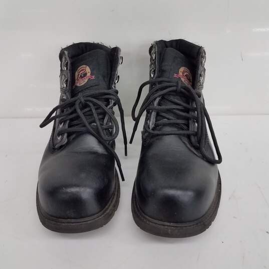 Brahma Steel Toe Boots Black Size 7.5W image number 3