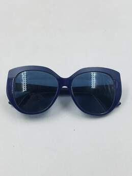 DIOR Violet DiorSoft2F Oversized Sunglasses