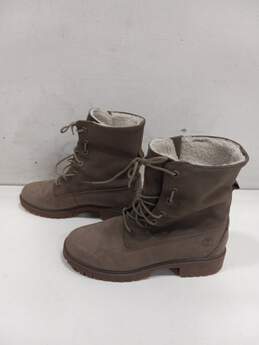 Timberland Women's A4019 Taupe Lace Up Boots Size 7.5 alternative image