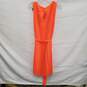 NWT Banana Republic WM's Peach Pleated Tie Waist Summer Dress Size 6 image number 2