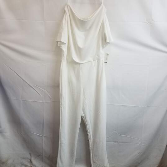 ALEXIA ADMOR Athena Jumpsuit In Ivory White Size L image number 2