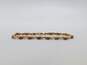 10K Yellow Gold Ruby Diamond Accent Tennis Bracelet 6.1g image number 1