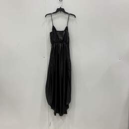 NWT Express Womens Black Sleeveless Sparkly Surplice Neck Sheath Dress Size S alternative image