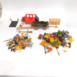 Lot of 70s 80s 90s Playmobil Pirates Cowboys Knights Soldiers Accessories