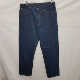 Banana Republic Relaxed Fit WM's Button Up Dark Blues Jeans 32 X 32