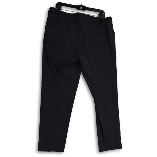 Mens Gray Flat Front 5-Pocket Design Straight Leg Ankle Pants Size 36 image number 2